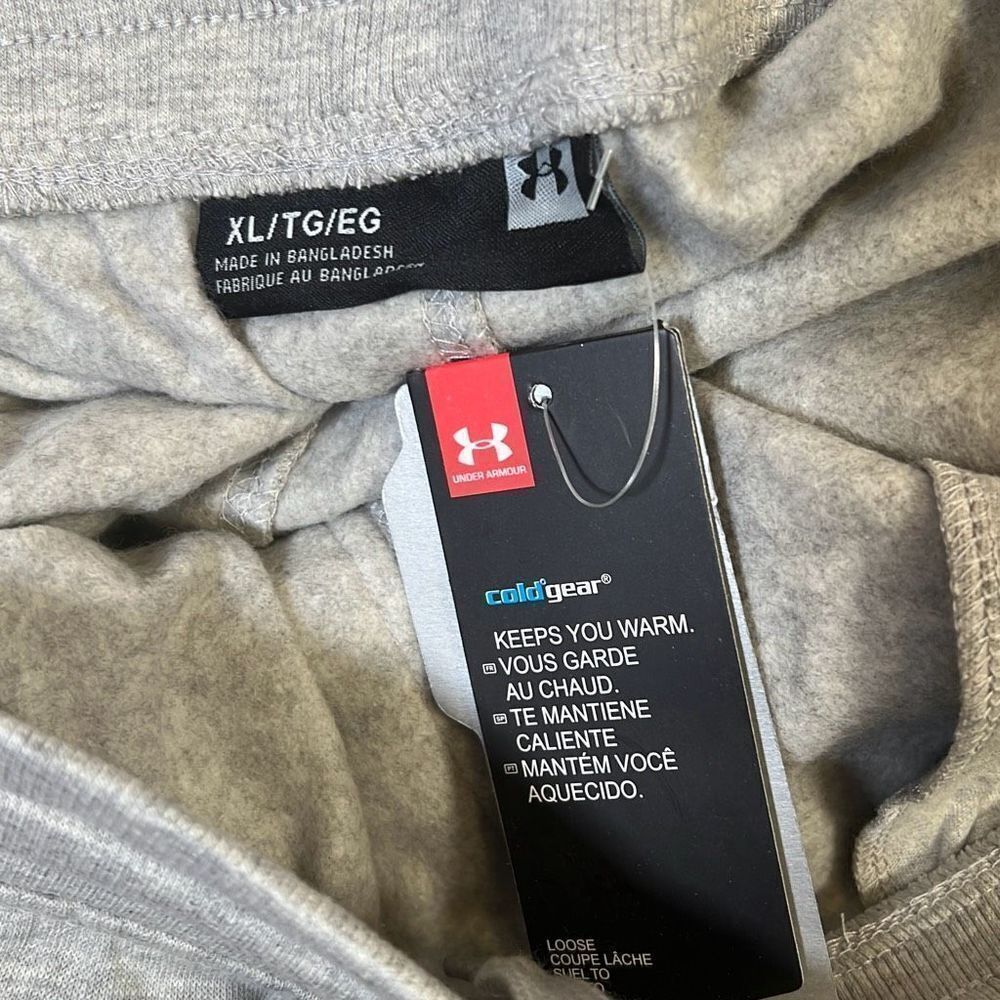 Under Armour UA Men's Rival Fleece Logo Joggers Sweatpants NWT- Men XL - Picture 4 of 7